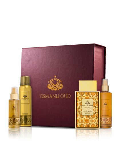 Osmanlı Oud Golden Leaf 4’lü Unisex Parfüm Seti – Meyvemsi ve Çiçeksi– 9851